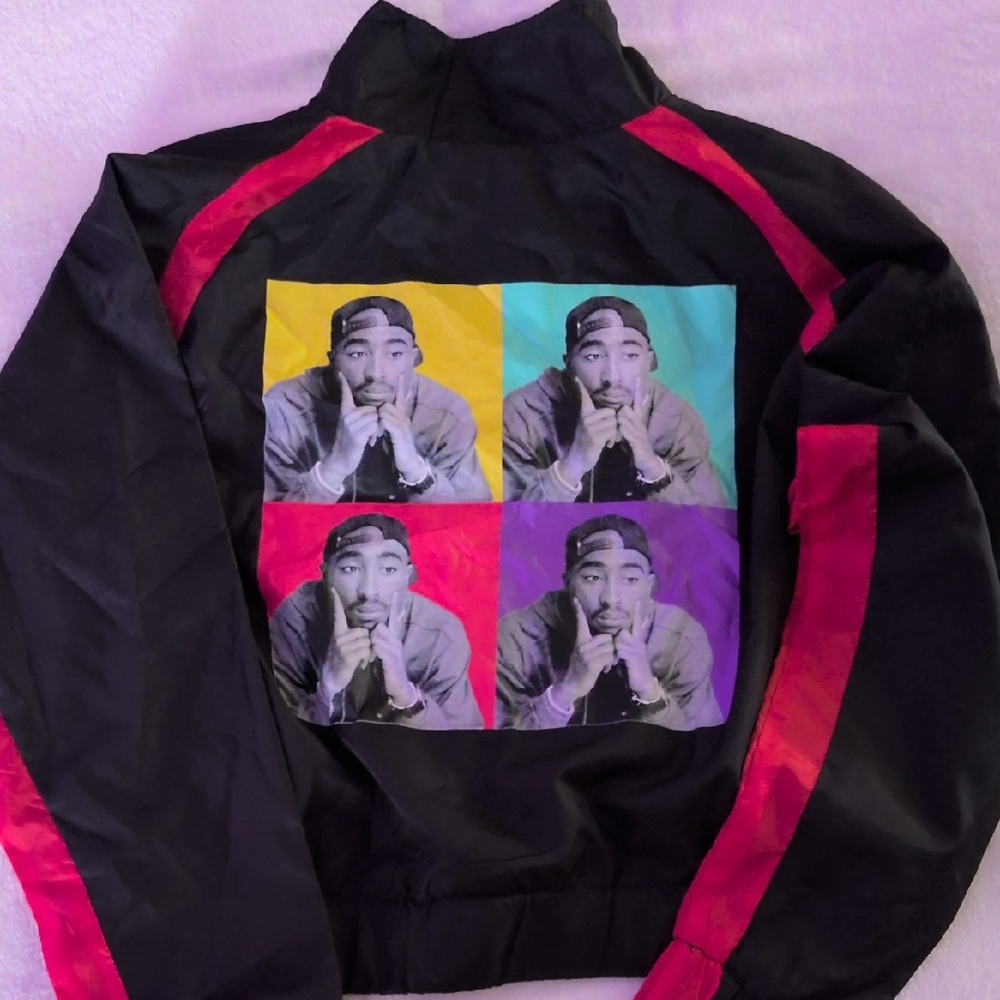 Chemistry Black Jacket with Blue Accents